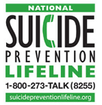 National Suicide Prevention Lifeline: 1-800-273-TALK National Suicide Prevention Lifeline: 1-800-273-TALK